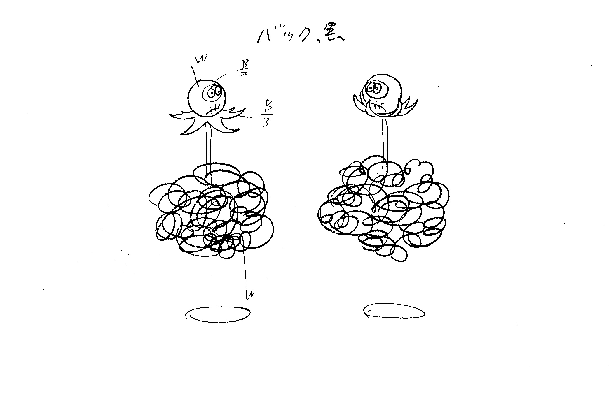 “Mars and Beyond” — sketch by Tsukioka Sadao (5)